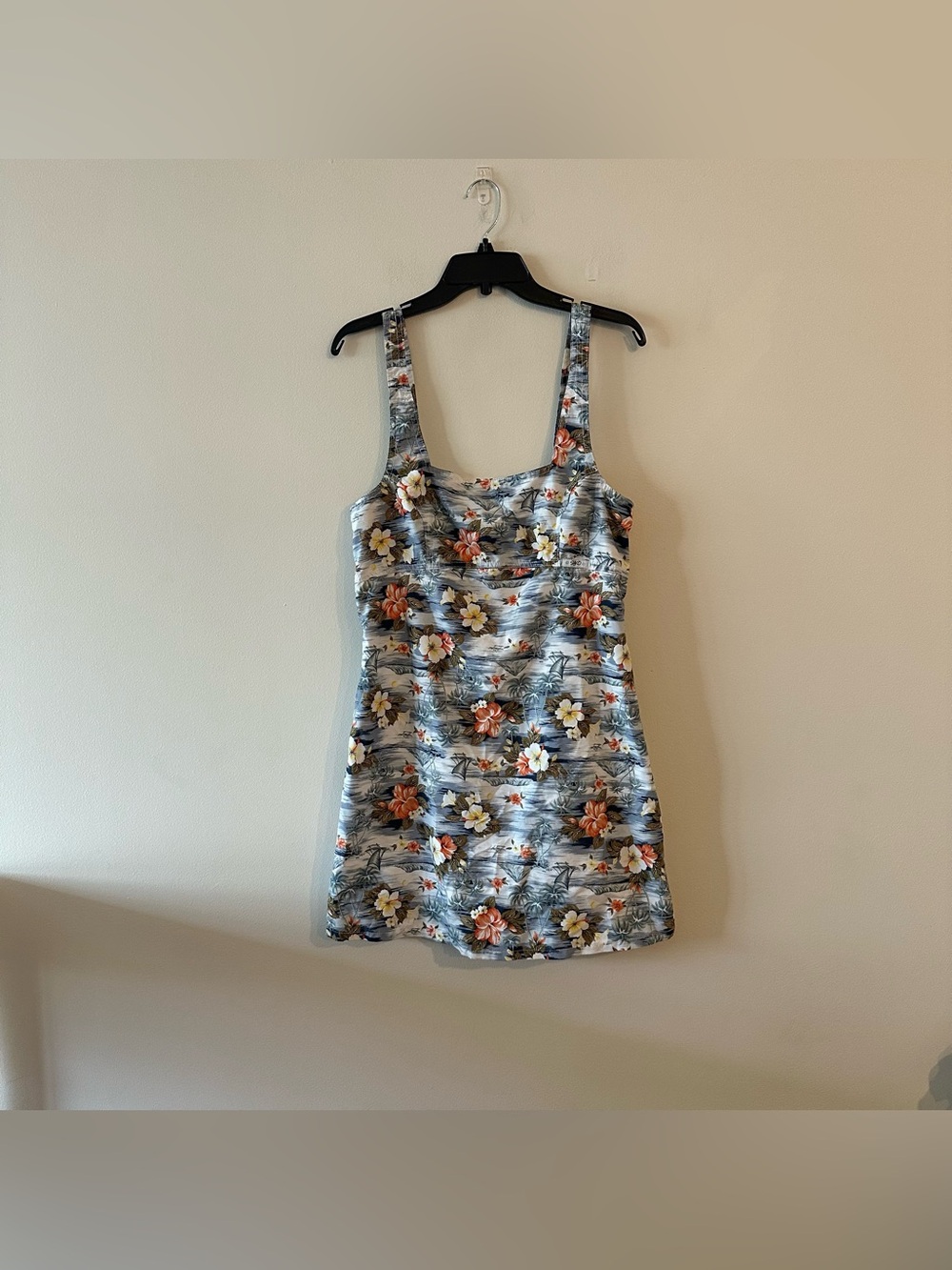 Vintage Y2K Syko USA Hawaiian Mini Dress Resort Wear L Babydoll

Really nice use